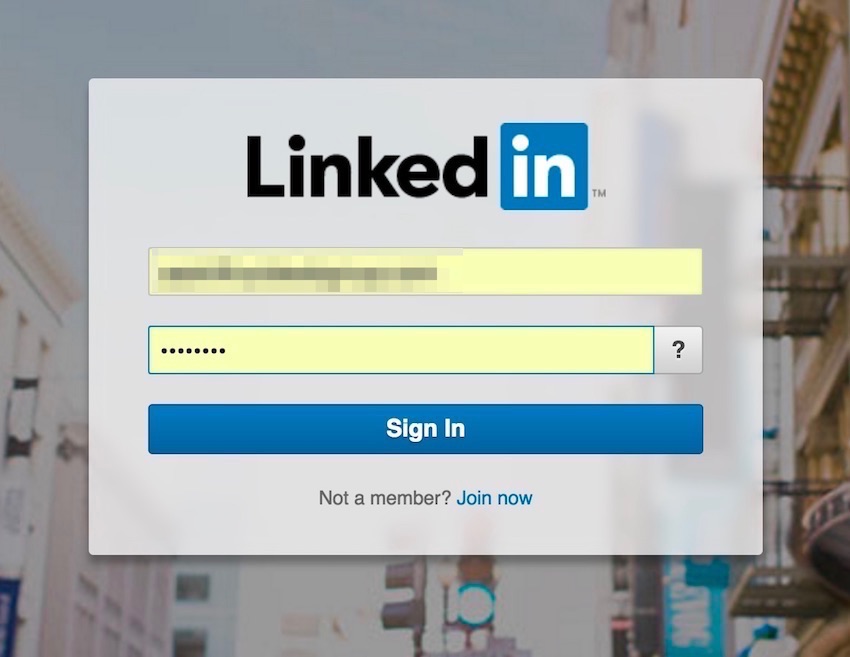 Login-with-LinkedIn, Porter